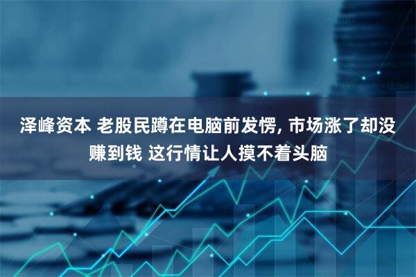 泽峰资本 老股民蹲在电脑前发愣, 市场涨了却没赚到钱 这行情让人摸不着头脑